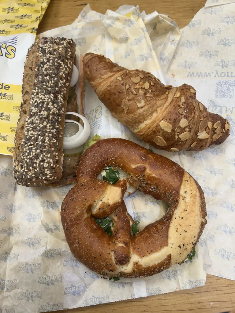 Breakfast on the first morning. Darmstadt.